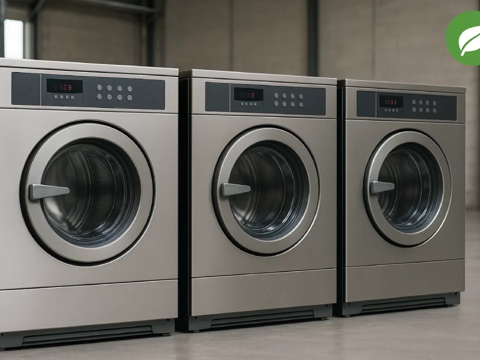 tres lavadoras industriales